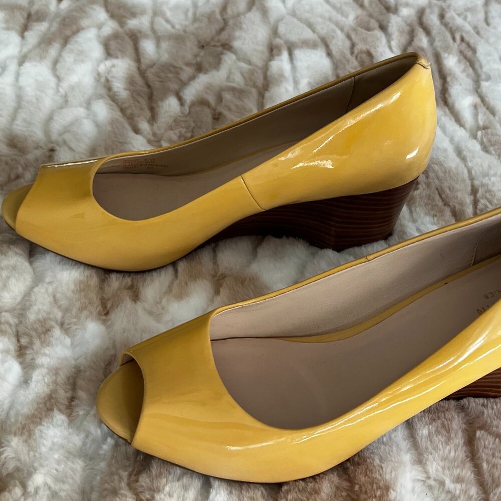 Cole Haan Grand Wedge peep toe